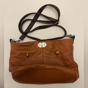 Brown Leather Shoulder Bag